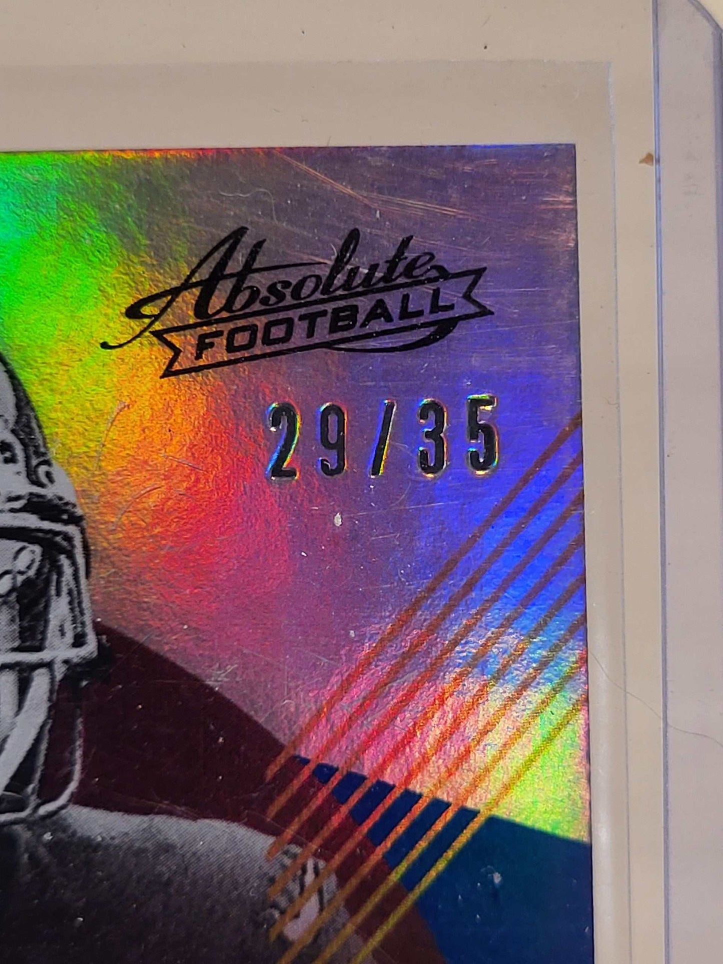 2021 Panini Absolute Unsung Heroes Spectrum Green 29/35 Kendall Fuller UH17
