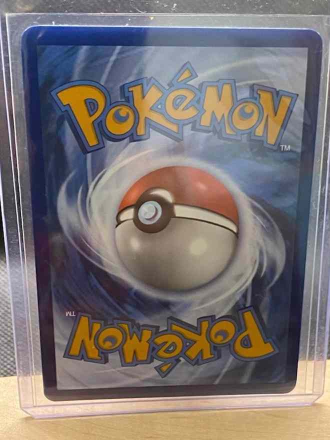 Mint condition Charizard ex 125/197 from Obsidian Flames set in protective sleeve.