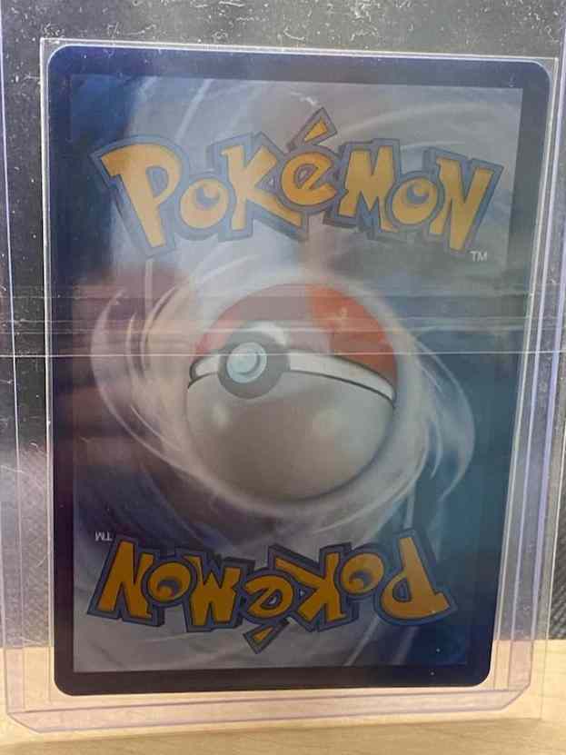 Pokemon TCG Marshadow & Machamp GX Full Art Indonesian trading card in protective case.