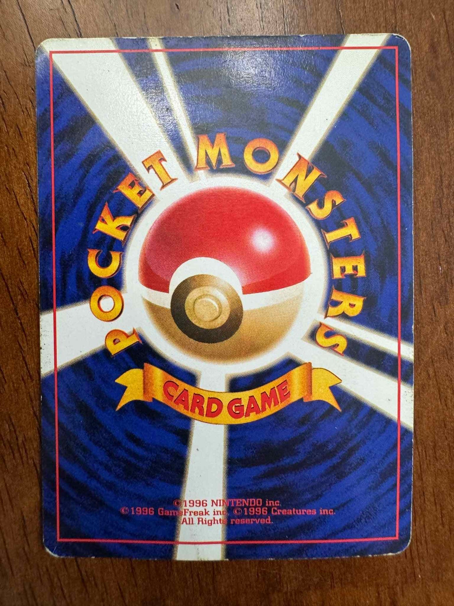 004 Gym Challenge Japanese Pokemon Card, vintage 1996 collectible, Charmander No.004, old back design.
