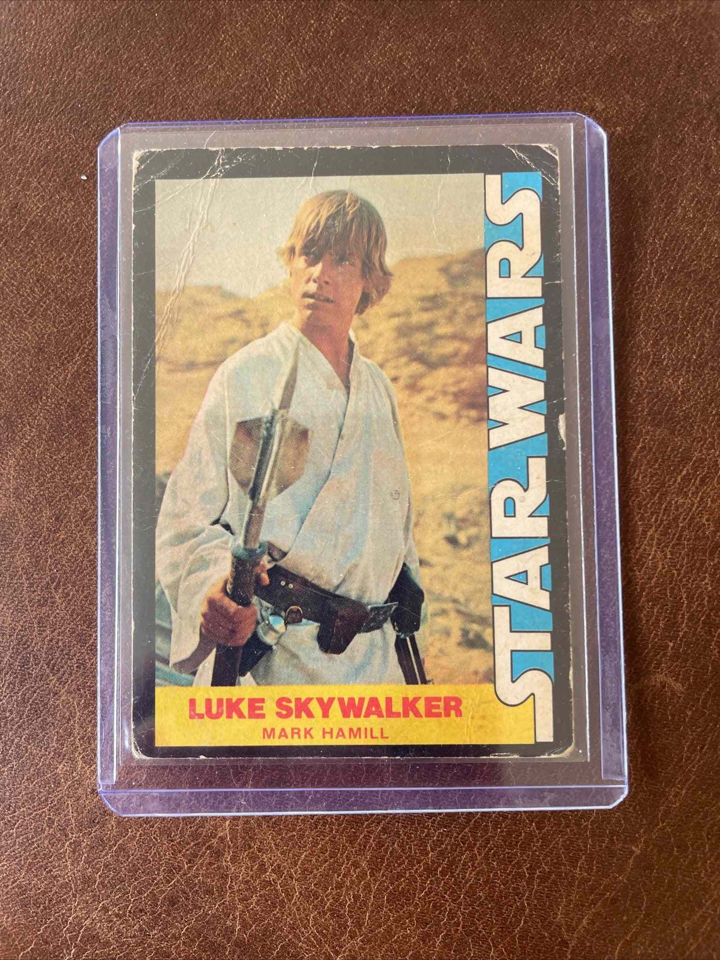Circa 1977 Star Wars card lot featuring iconic collectible cards.
