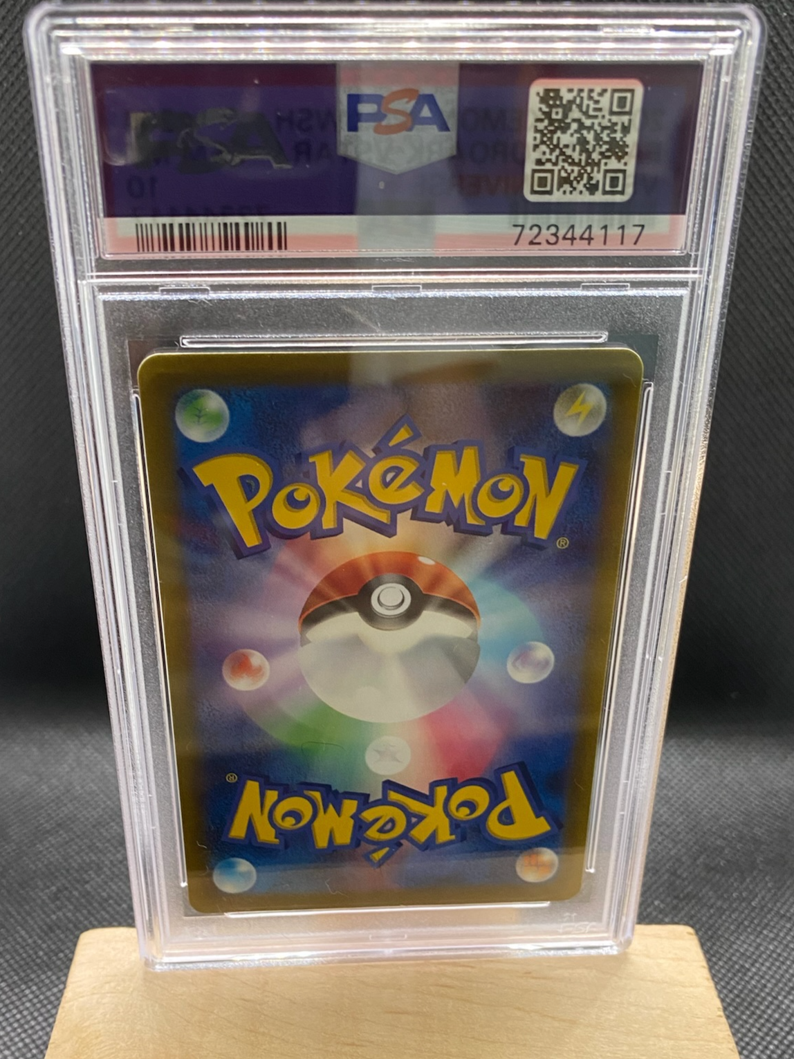 PSA 10 Hisuian Zoroark VSTAR Japanese Pokémon card in protective case.