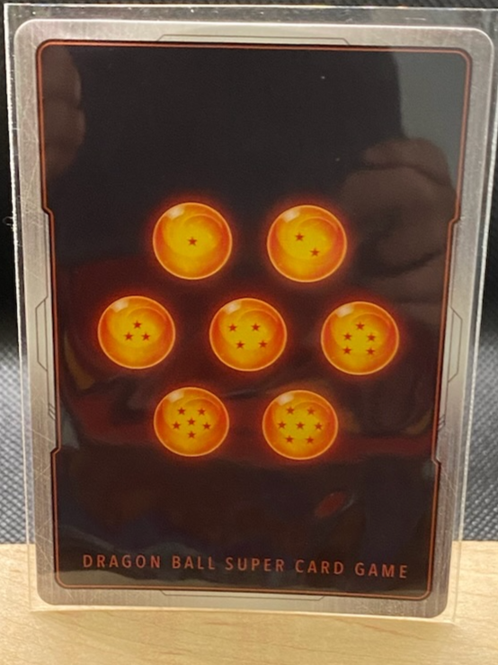 Dragon Ball Super Desperate Measures card featuring iconic seven Dragon Balls.