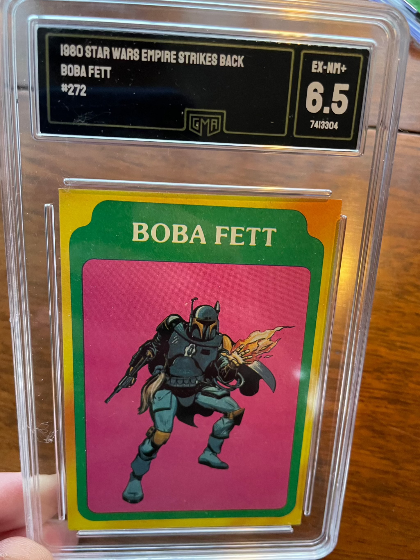 1980 Topps Empire Strikes Back Boba Fett #272 card GMA 6.5 collectible