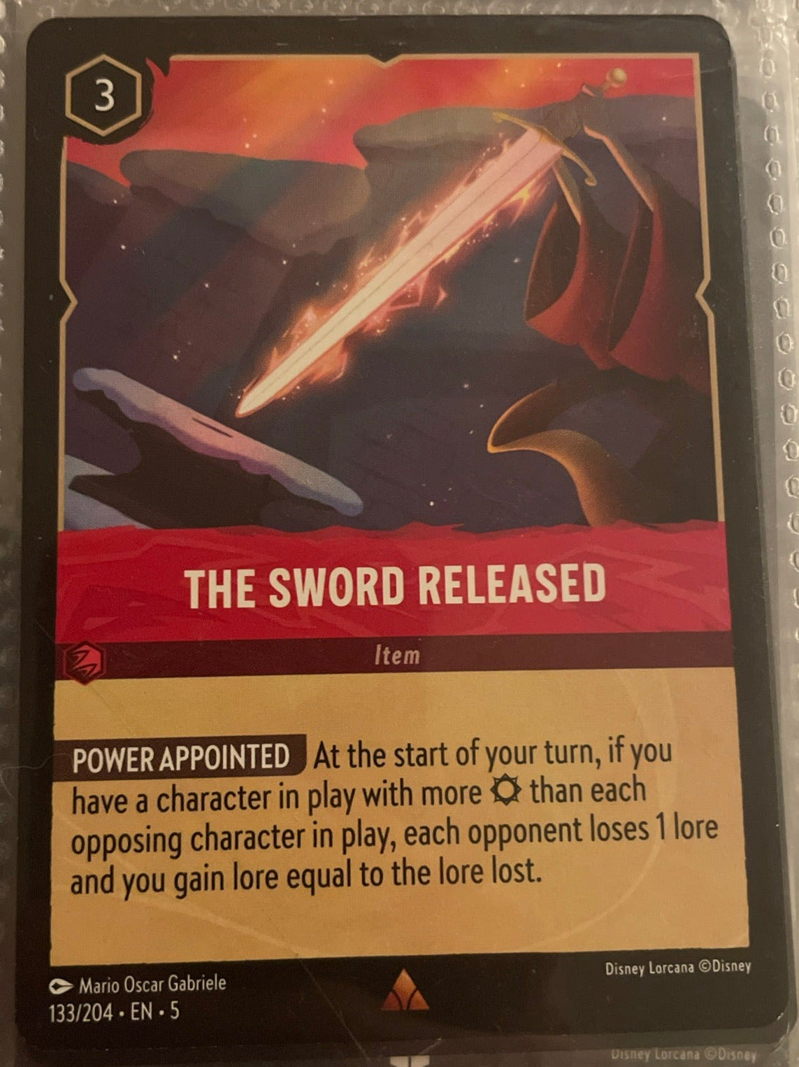 Disney Lorcana The Sword Released #133/204 – Shimmering Skies – Non-Foil Rare
