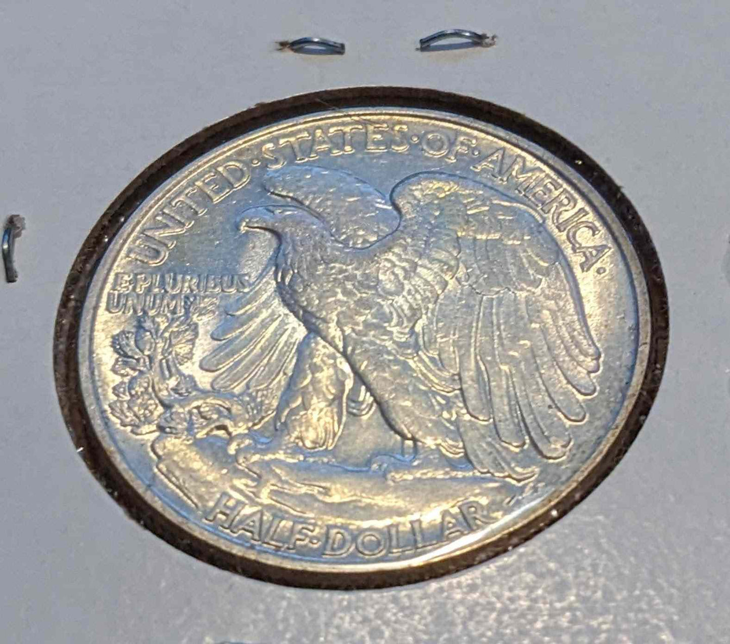 1943 Walking Liberty Half Dollar coin, historical American coinage with eagle design.