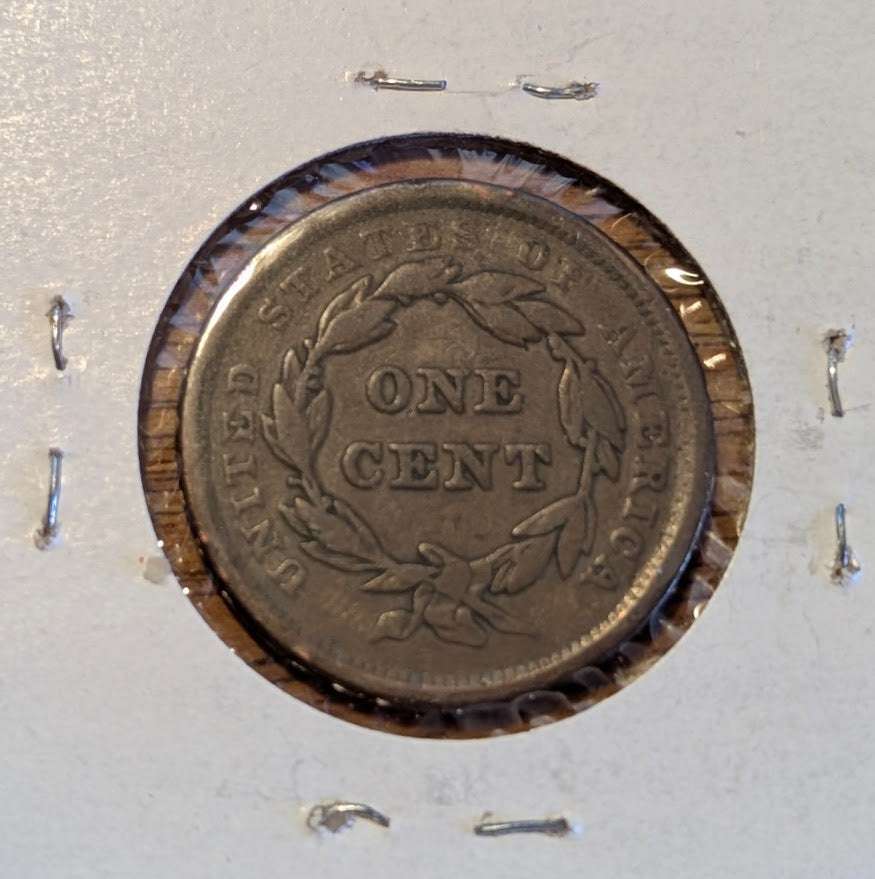 1842 - BRAIDED HAIR LARGE CENT (large date)