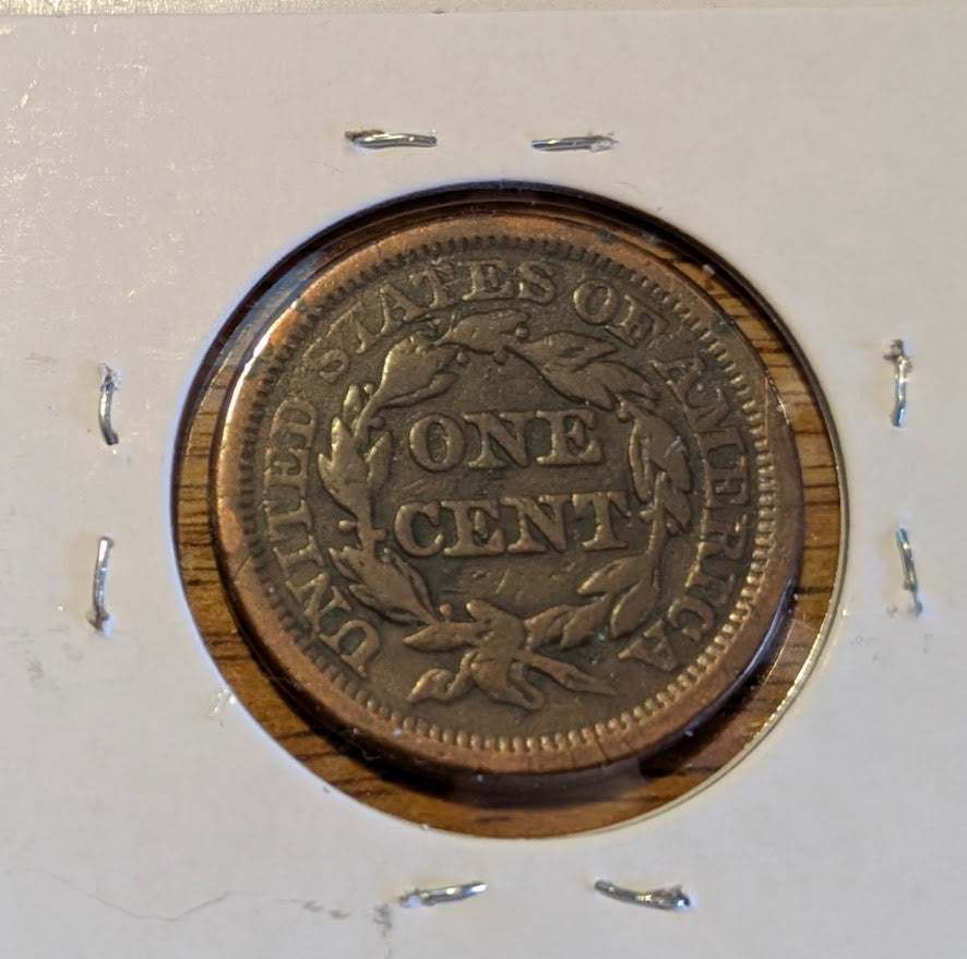 1850 - BRAIDED HAIR LARGE CENT