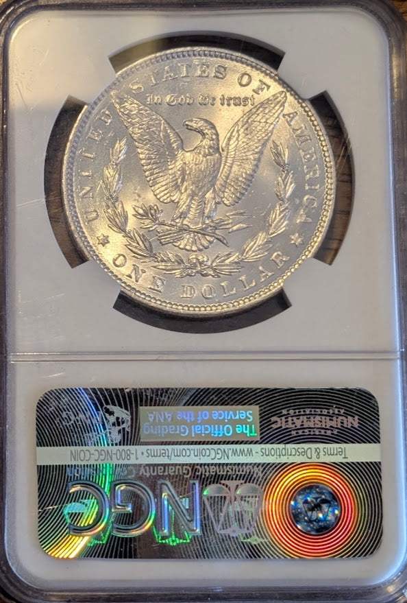 1886 MORGAN SILVER DOLLAR MS63