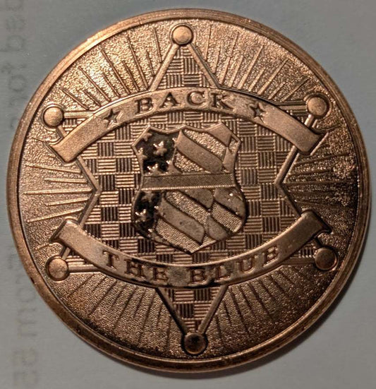 1 oz .999 Fine Copper Round – USA Eagle & Shield Design