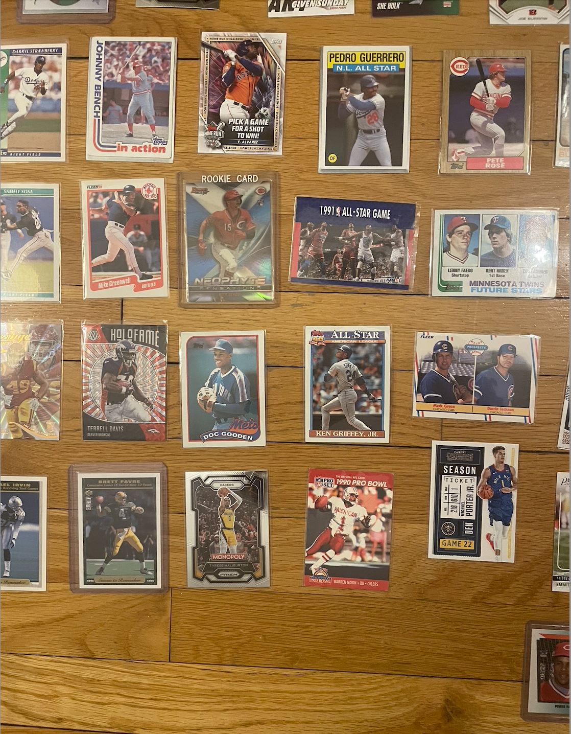45-Card Sports & Marvel Trading Card Lot – Stars, Rookies, Inserts, Legends