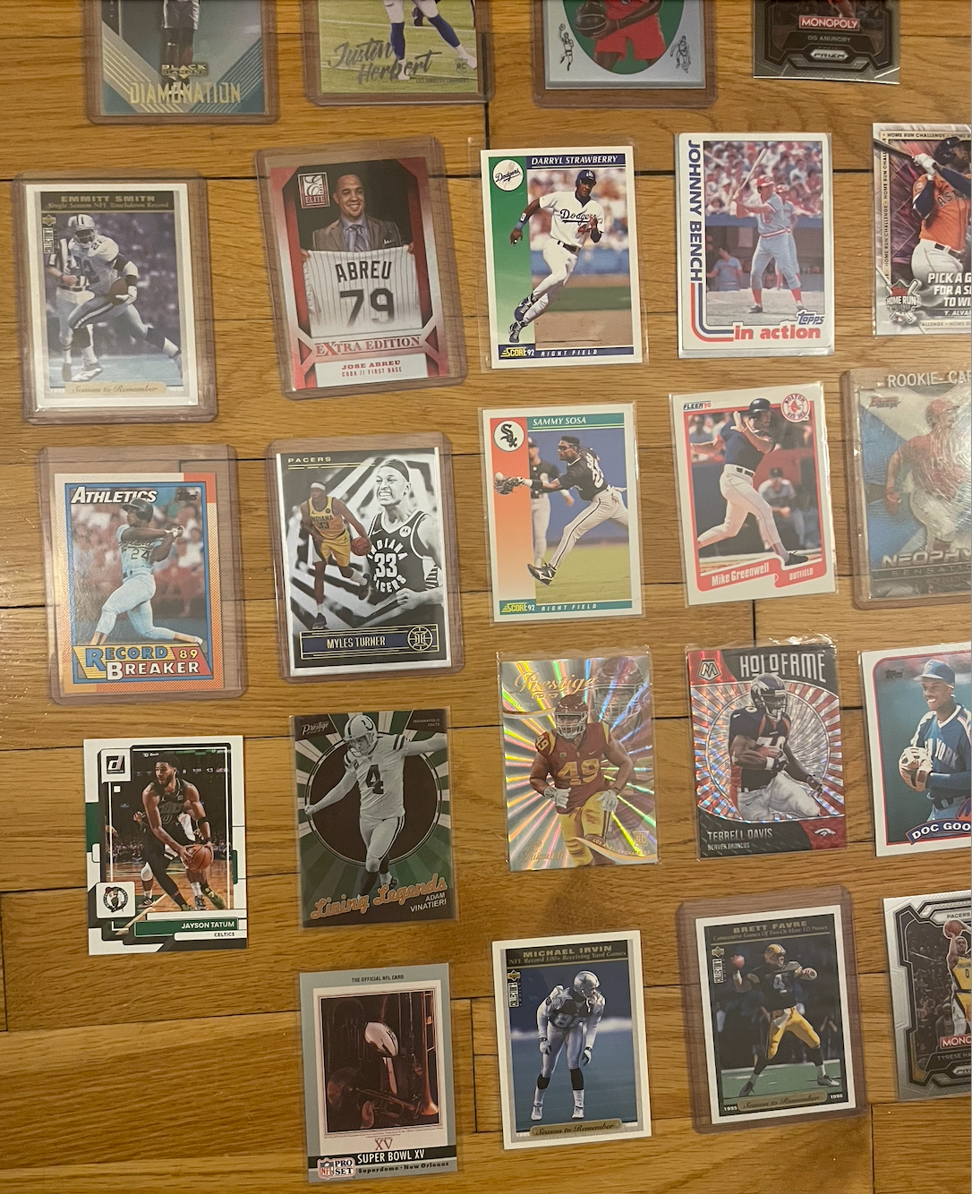 45-Card Sports & Marvel Trading Card Lot – Stars, Rookies, Inserts, Legends