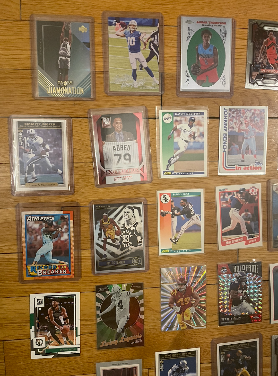45-Card Sports & Marvel Trading Card Lot – Stars, Rookies, Inserts, Legends
