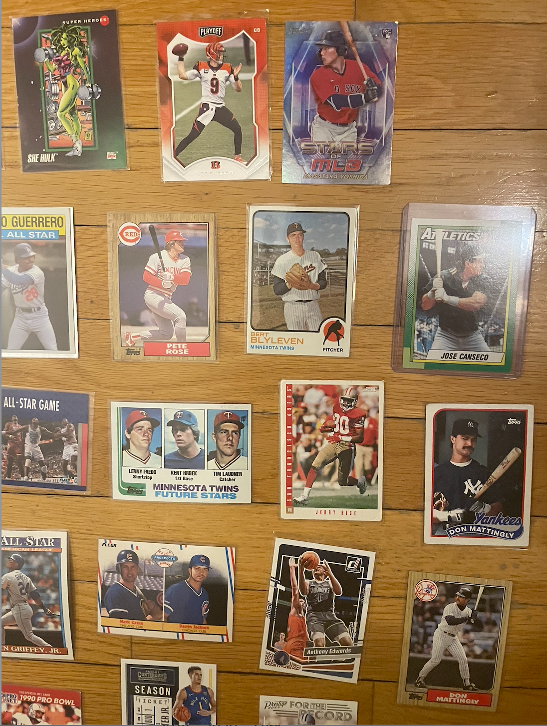 45-Card Sports & Marvel Trading Card Lot – Stars, Rookies, Inserts, Legends