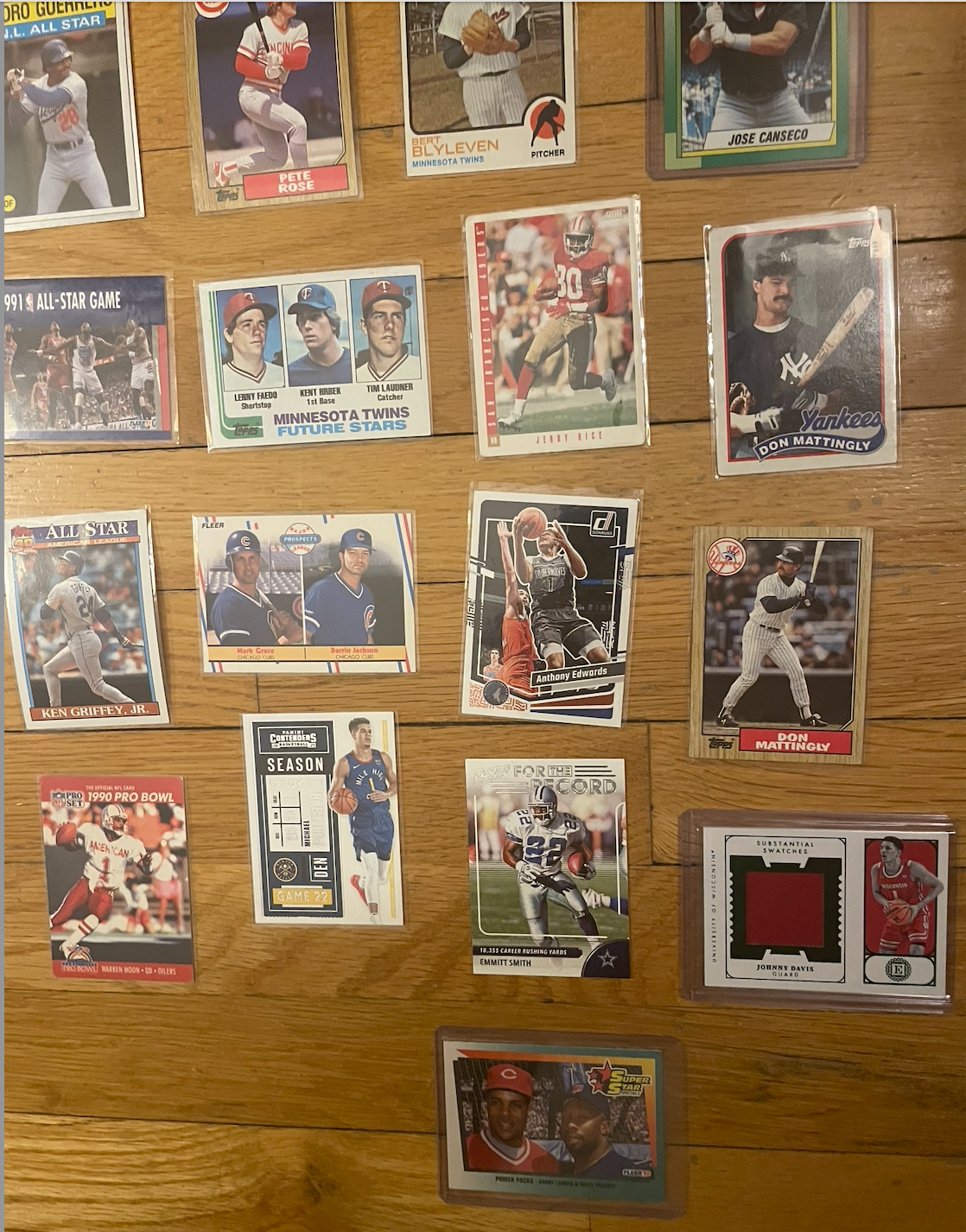 45-Card Sports & Marvel Trading Card Lot – Stars, Rookies, Inserts, Legends