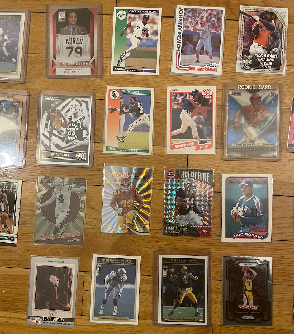 45-Card Sports & Marvel Trading Card Lot – Stars, Rookies, Inserts, Legends