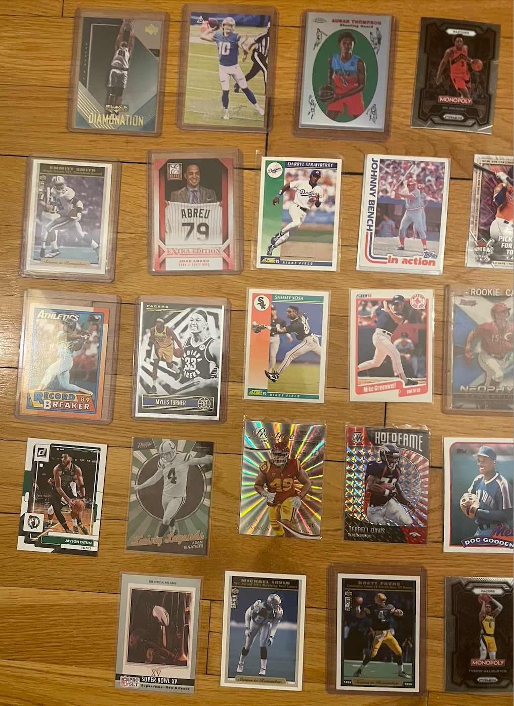 45-Card Sports & Marvel Trading Card Lot – Stars, Rookies, Inserts, Legends