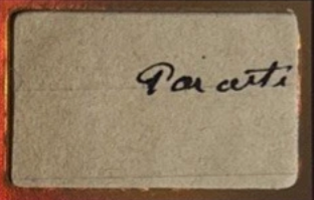 Thomas Edison Authentic History Relic Card – Inventor Manuscript Fragment