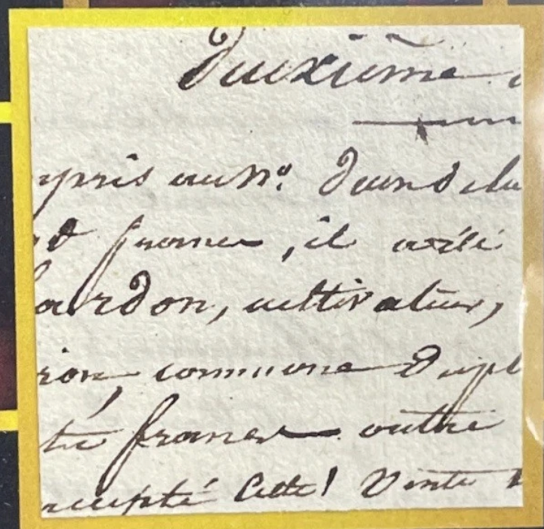 Vincent van Gogh Artistry Jumbo Manuscript Relic Card – Large Authentic Handwritten Letter Fragment