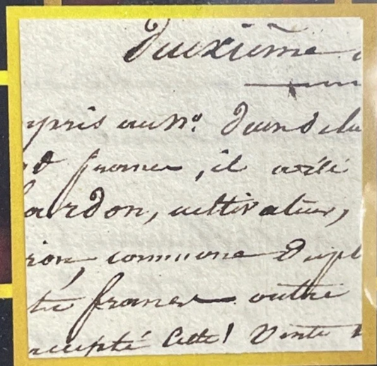 Vincent van Gogh Artistry Jumbo Manuscript Relic Card – Large Authentic Handwritten Letter Fragment