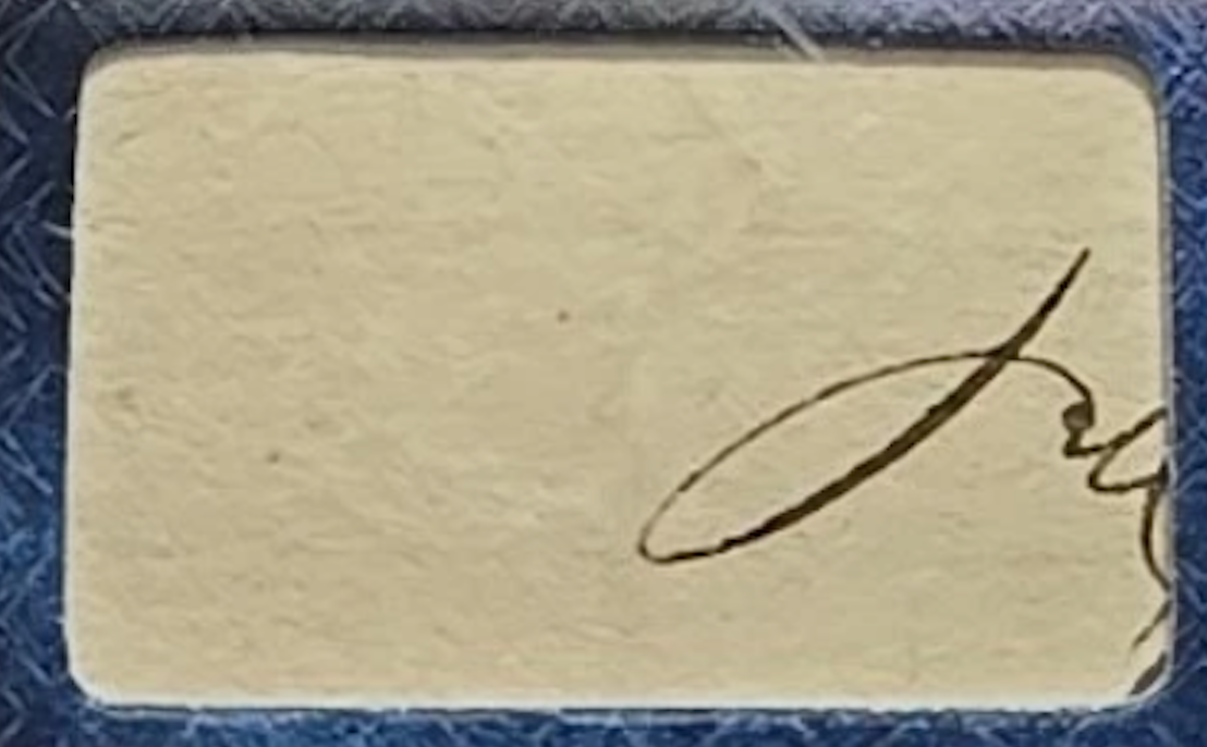 Isaac Newton & Nikola Tesla Dual History Manuscript Relic Card – Eternal Dual History Relics