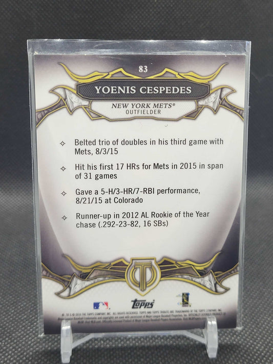 Yoenis Cespedes 2016 Topps Tribute card
