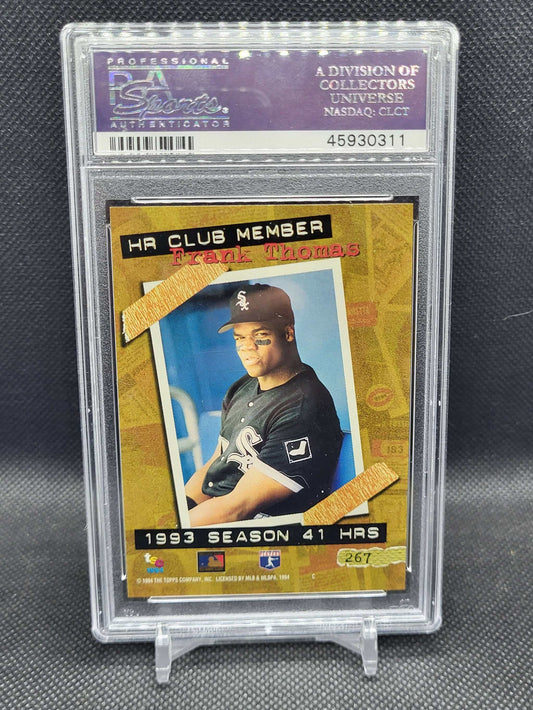 Frank Thomas 1994 Topps Stadium Club PSA Grade 10 card