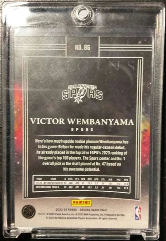 2023-24 Panini Origins Victor Wembanyama 86 RC Rookie