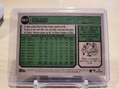 2023 Topps Heritage #575 Trea Turner Philadelphia Phillies