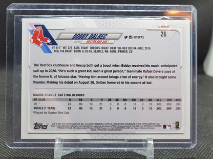 Bobby Dalbec 70 Topps Series One 26 Rookie RC