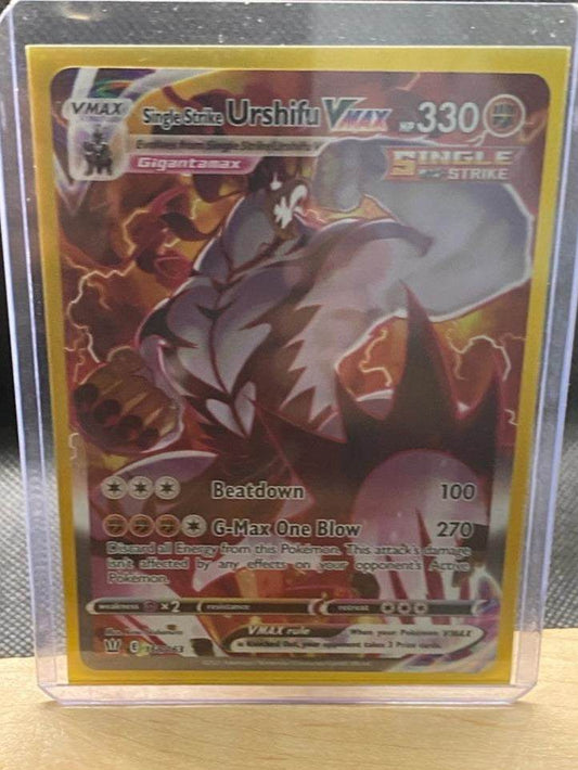 Alternate Art Single Strike Urshifu VMAX Battle Styles card