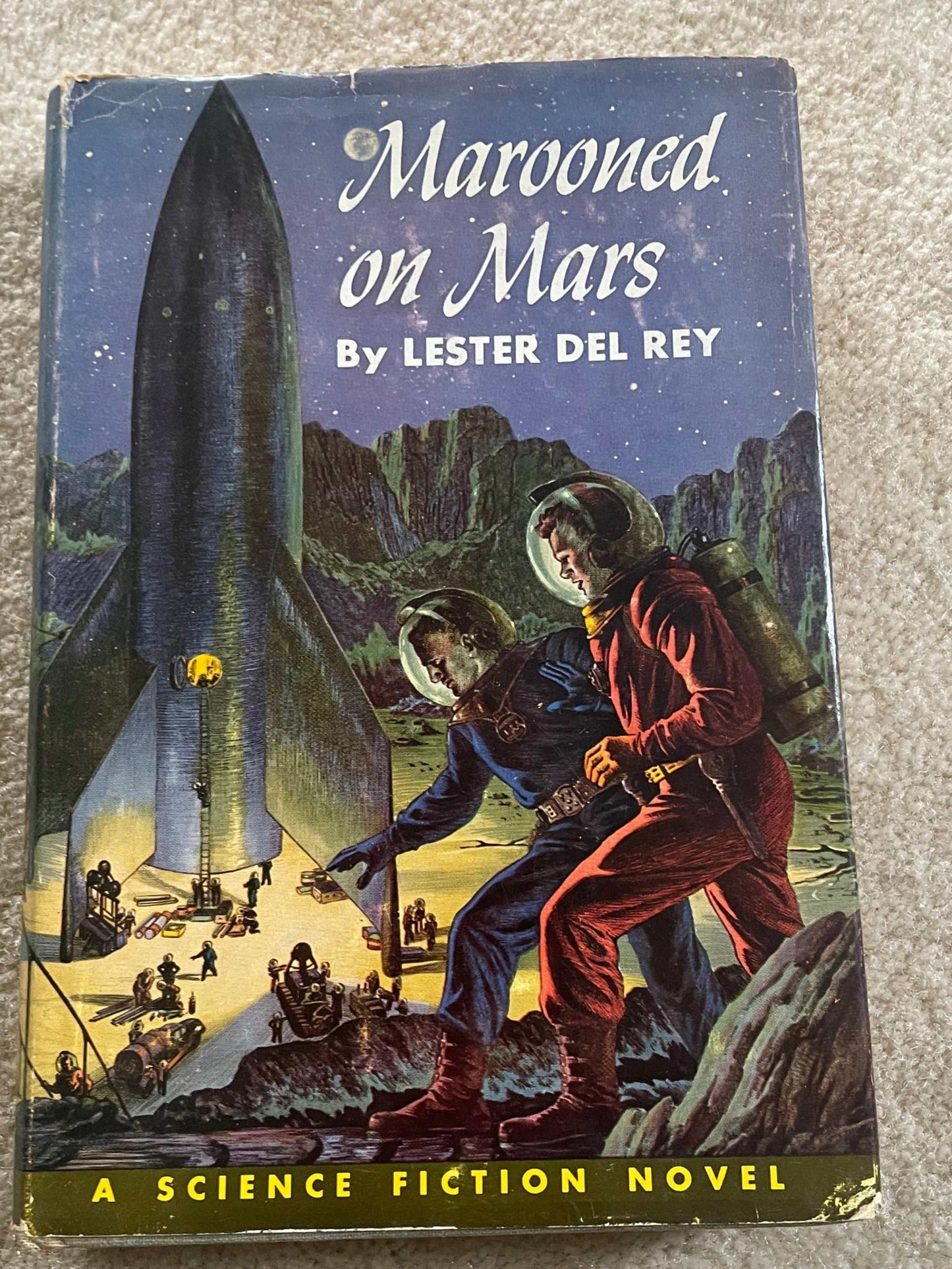 Lot of 4 Winston Science Fiction First Editions – Jack Vance, Del Rey, Marsten – 1950s Vintage Sci-Fi