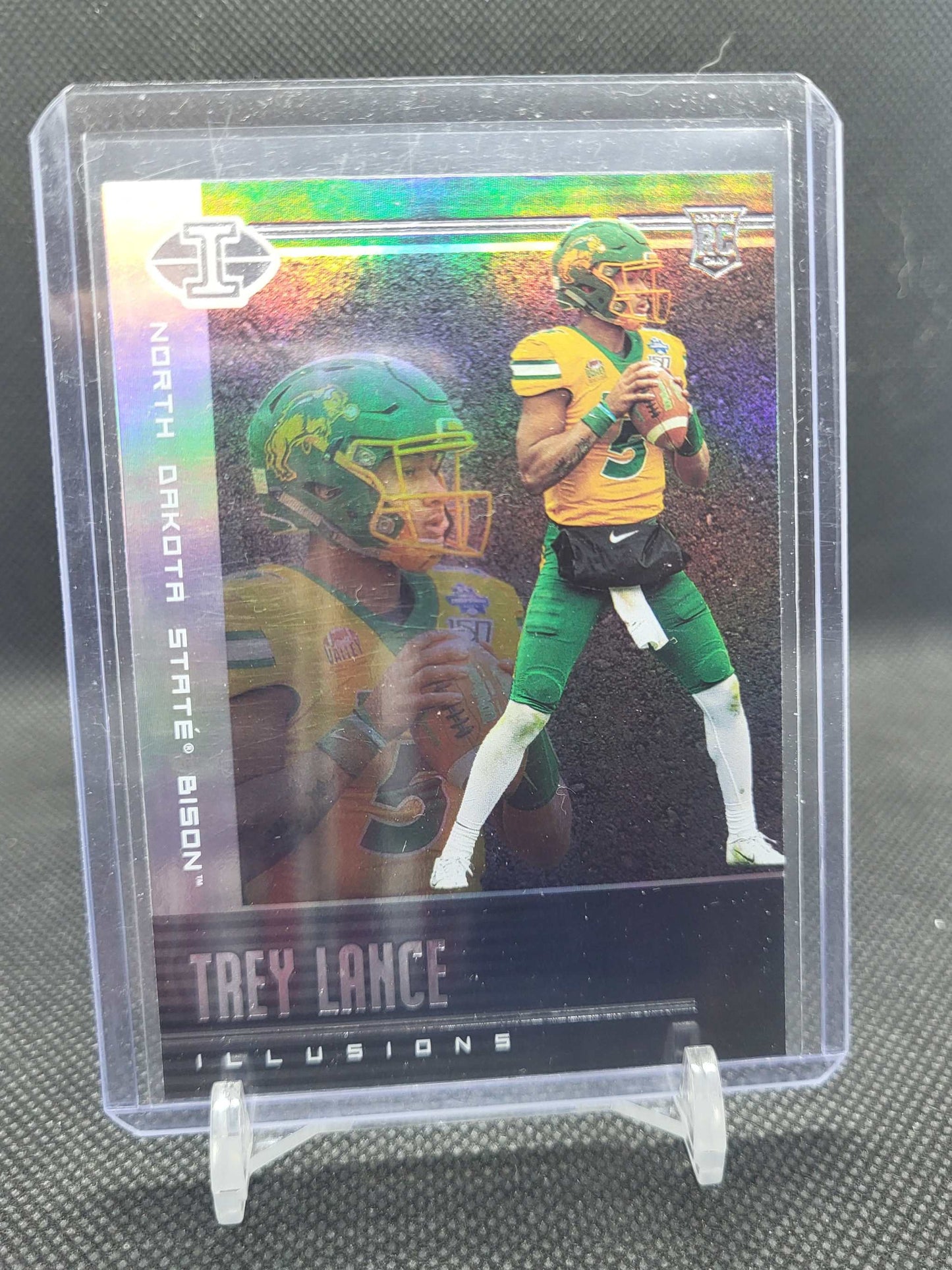 2021 Panini Chronicles Trey Lance Illusions rookie card #103 North Dakota State Bison