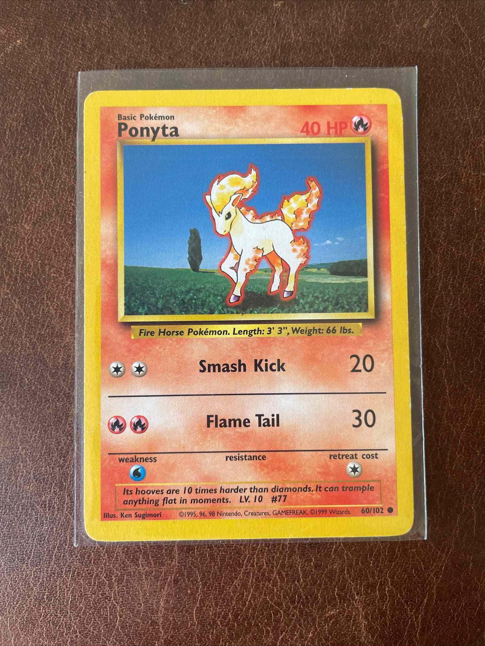 1995 Pokemon non-holo card lot featuring 11 unique cards.