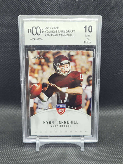 Ryan Tannehill 2012 Leaf Young Stars Draft Rookie BCCG Grade 10 card sold as shown