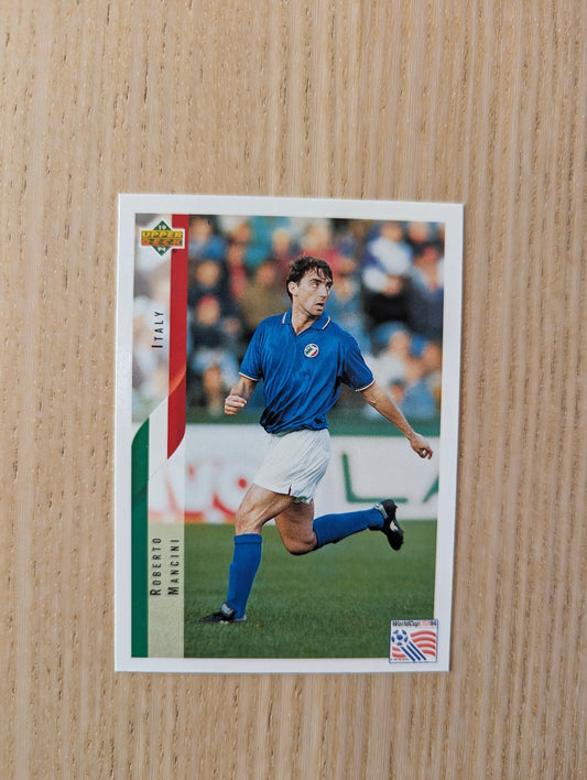 1994 Upper Deck World Cup Contenders English/Spanish #152 Roberto Mancini