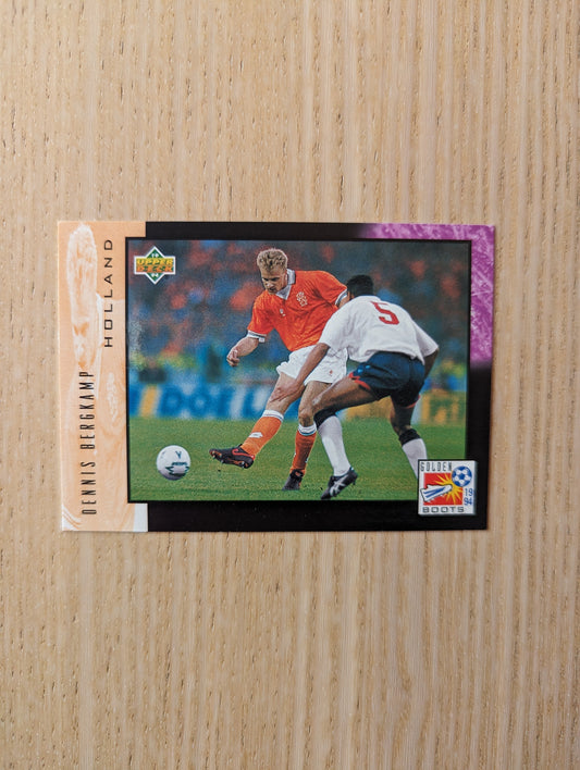 Dennis Bergkamp 1994 Upper Deck #324 Holland 1994 World Cup Soccer Card