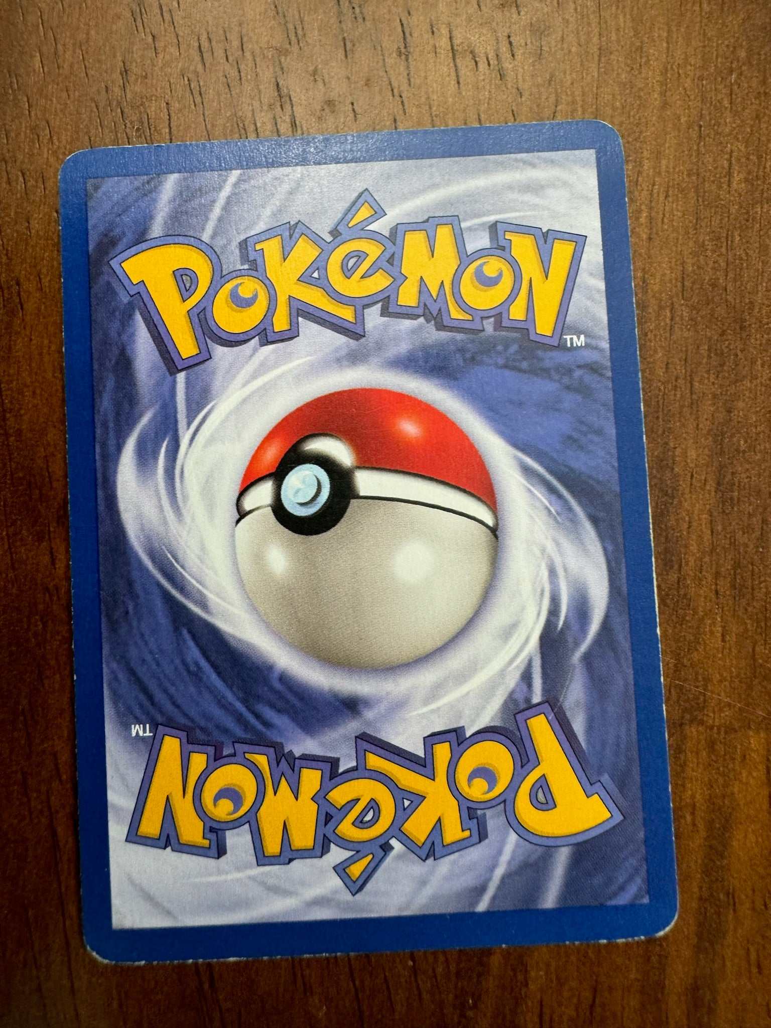 Team Rocket #20/82 Dark Blastoise (20) rare Pokemon card showcasing its back design.