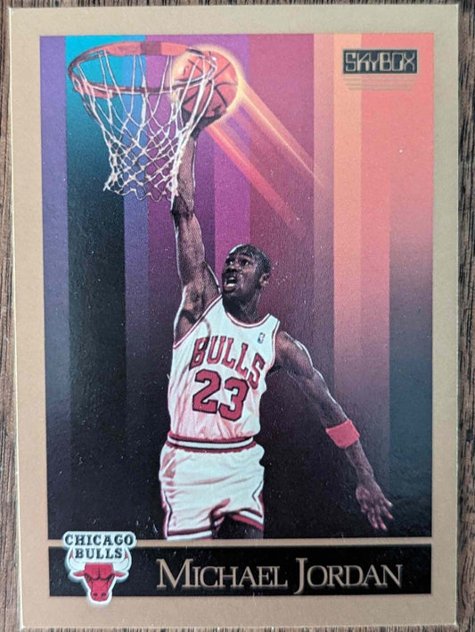1990-91 SkyBox #41 Michael Jordan trading card collectible