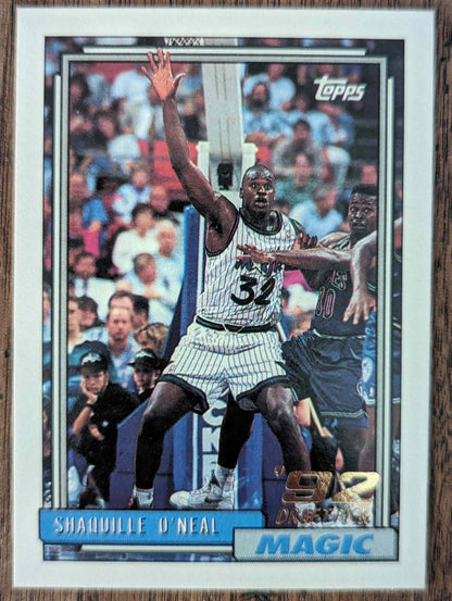 1992-93 Topps Shaquille O'Neal Gold card in a 24hr auction, collectible basketball memorabilia.