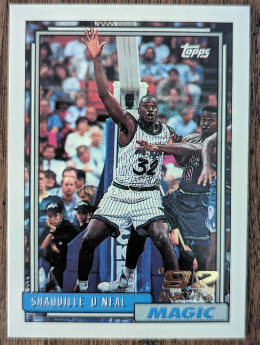 1992-93 Topps Shaquille O'Neal Gold card in a 24hr auction, collectible basketball memorabilia.