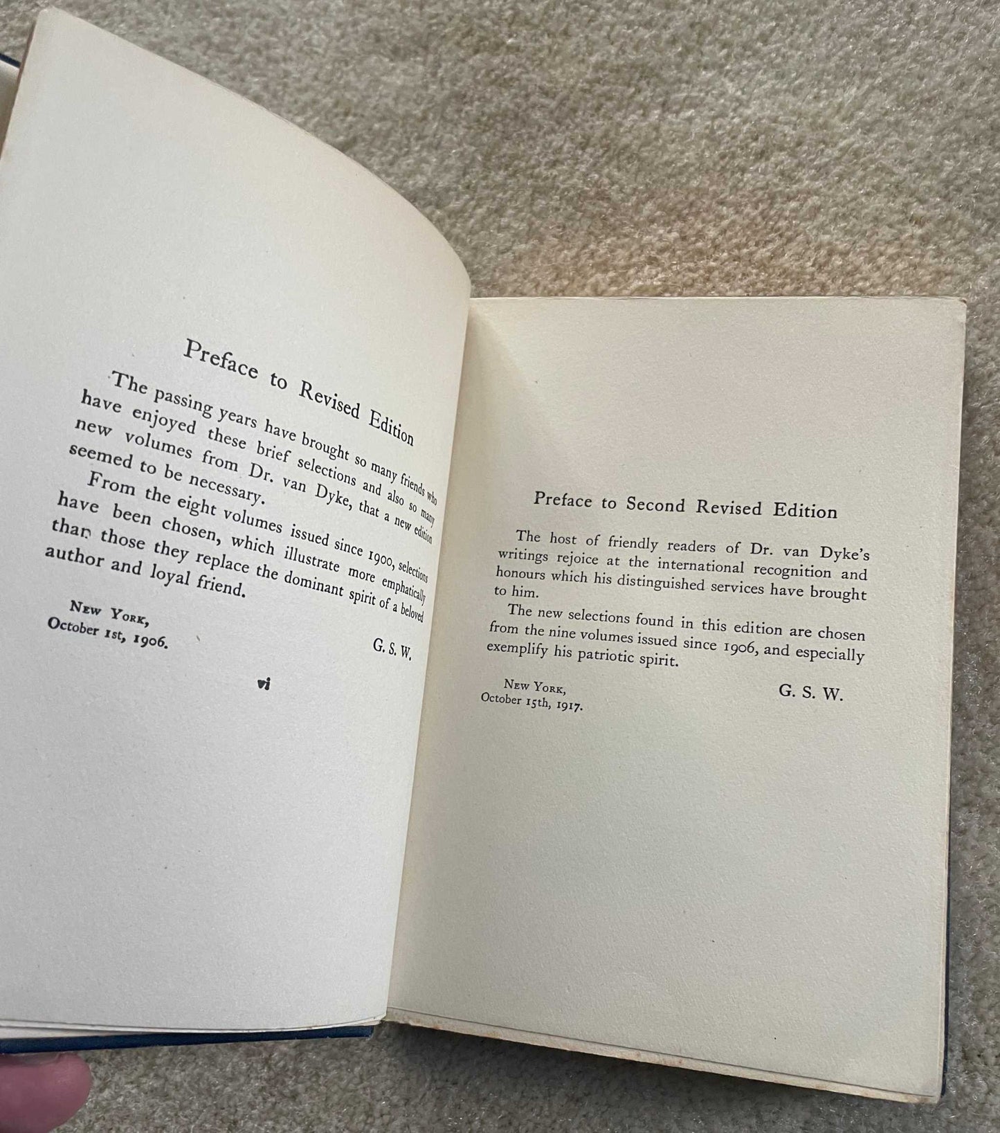 *RARE* 1917 THE FRIENDLY YEAR By Henry Van Dyke