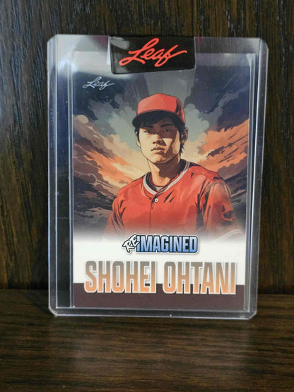 2022 Leaf REIMAGINED Shohei Ohtani card, print run of 917.