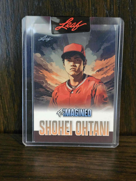 2022 Leaf REIMAGINED Shohei Ohtani card, print run of 917.