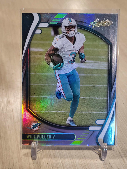 Will Fuller V 2021 Absolute Football card no.80 collectible.