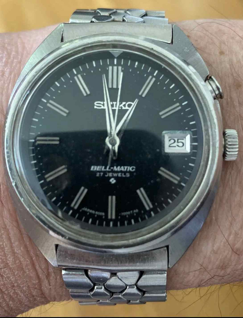 SEIKO BELL MATIC 4005 7000 27 JEWELS, Iconic Stelux Bracelet – Rarity Rack