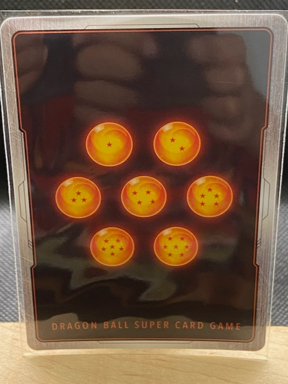 Dragon Ball Super SS Goku Alt Art card with seven Dragon Balls design.