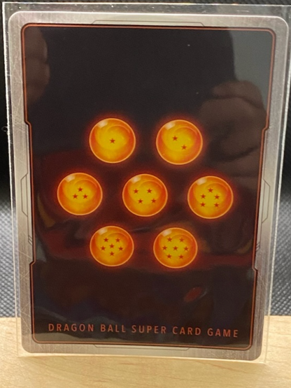 Dragon Ball Super Desperate Measures card featuring iconic seven Dragon Balls.