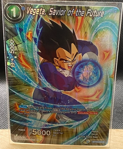 Dragon Ball Z TCG Vegeta Savior of the Future BT10-041 Foil Card