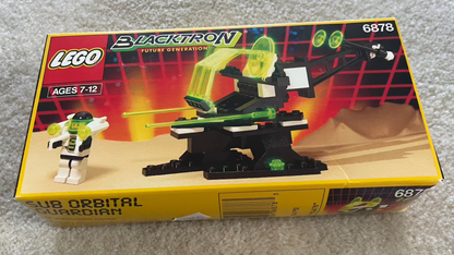 Sealed Lego 6878 Blacktron Sub Orbital Guardian set in box.